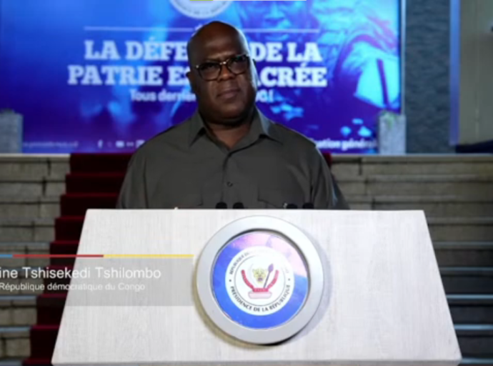 Riposte vigoureuse et coordonnée en cours, RDC : Félix Tshisekedi mobilise la Nation derrière les FARDC !